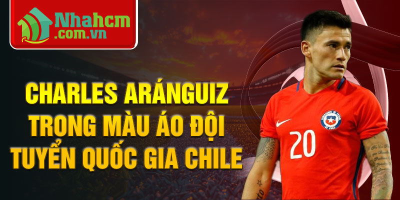 Charles Aránguiz trong màu áo đội tuyển quốc gia Chile